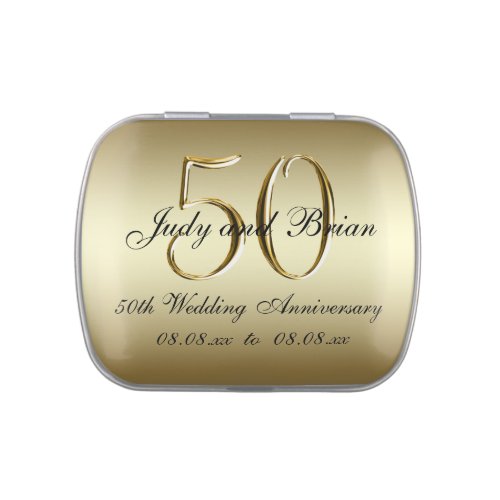 Personalized Pink Gold Monogram Candy Tin Engagement Anniversary Wedding Favor