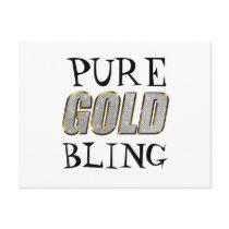 Gold Bling | Postcard