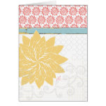 {Gold Blossom} Greeting Card