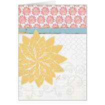 {Gold Blossom} Greeting Card cards