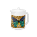 Gold Boho Butterfly  Teapot