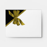 Gold Bow Custom Envelope
