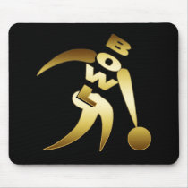 GOLD BOWLER MOUSEPADS