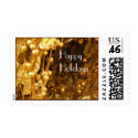 Gold branches postage