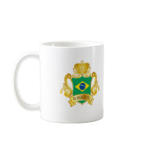 Gold Brazil Mugs