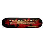 Gold Bricks Skate Board Deck