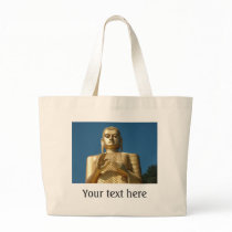 Gold Buddha Image Canvas Bags