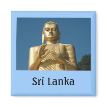 Gold Buddha Image Magnets