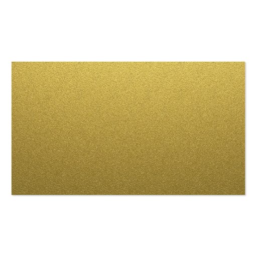 Gold Business Cards (front side)