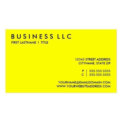 gold. business cards (back side)