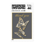 Gold Butterfly Custom Thank You