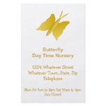 Gold Butterfly Flyer flyers