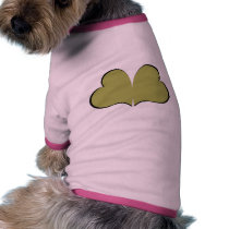 Gold Butterfly hearts pet clothing