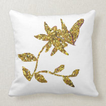 Gold Butterfly MoJo Pillow pillows