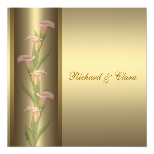 gold calla lily