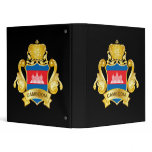 Gold Cambodia Vinyl Binder