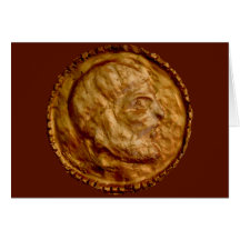 Gold Cast Coin - Ancient Look Card