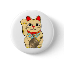Gold Cat buttons by myluckycat Gold Cat buttons