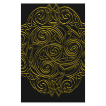 Gold Celtic Emblem stationery