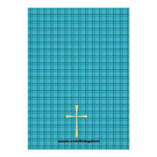 Gold Chalice First  Communion Invitation