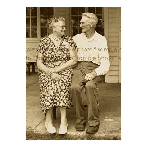 Gold Champagne Bubbles 50th Anniversary Invitation