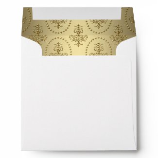 Gold Chandelier Classy White Gold Square Invitatio envelope