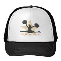 Gold Cheering Rocks T-shirts and Gifts Mesh Hats