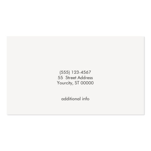 Gold Chevron and Black Wood Grain Look Business Card Template (back side)