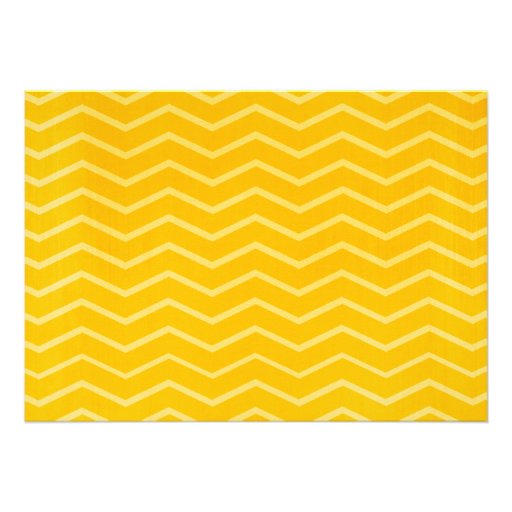 Gold Chevron Wedding Invitations