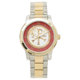 Gold Chi-Rho Wristwatch