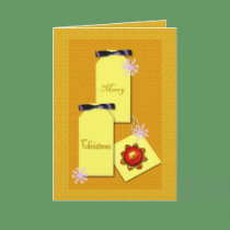 Gold Christmas Card by elenaind Gold Christmas Card