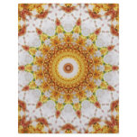 Gold Chrysanthemum Kaleidoscope Art 3 Letterhead Design