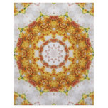 Gold Chrysanthemum Kaleidoscope Art 5 Customized Letterhead