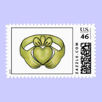 Gold Claddagh Ring postage