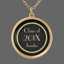 Gold Class Graduation Necklace necklaces