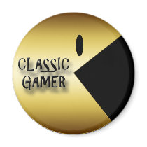 GOLD CLASSIC GAMER REFRIGERATOR MAGNETS