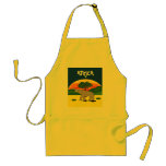 Gold Coast Elephant and Palm Tree Apron