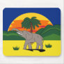 Gold Coast Elephant and Palm Tree Mousepad