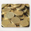Gold Coins Mousepad by WallyWog Gold Coins Mousepad