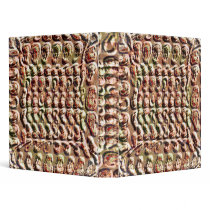 Gold Coins: Vintage CaveArt Style 3 Ring Binder
