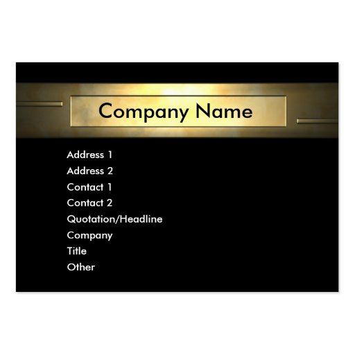gold_company business card