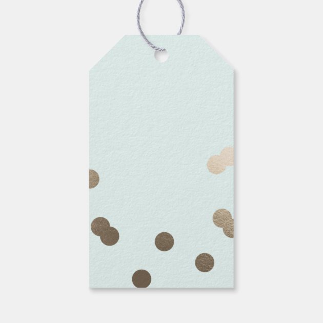 Gold confetti | Gift tags Pack of gift tags 2/3