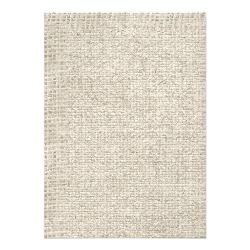 Gold Country Burlap Bridal Shower Invitations