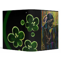 Gold Creole Rain 3 Ring Binder
