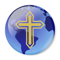 Gold Cross and Earth magnets