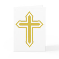 Gold Cross Card
