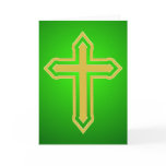 cross, gold cross, green, gold, christ, crucifix,