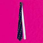 Gold Cross on Blue Custom Ties