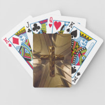 Gold Cross Poker Deck
