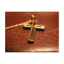 gold cross postcards